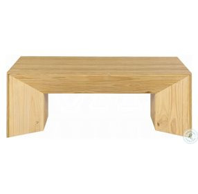 Harold Natural Oak Rectangular Coffee Table