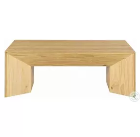 Harold Natural Oak Rectangular Coffee Table