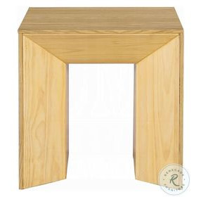 Harold Natural Oak Square End Table