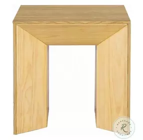 Harold Natural Oak Square End Table