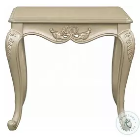 Libertee Champagne Rectangular End Table
