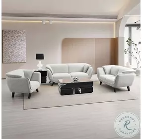 Nayeli Light Gray Boucle Living Room Set