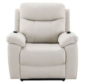 Chriki Beige Power Lift Recliner with Heating and Massage