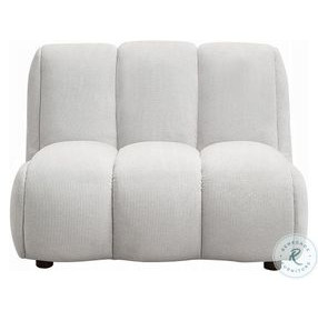 Manilla Ivory White Linen Chair