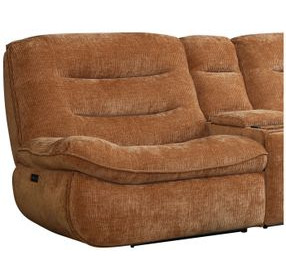 Emmy Orange LAF Power Recliner with USB Charging