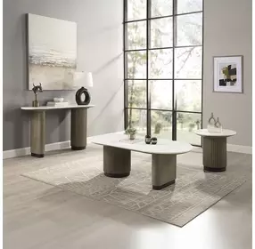 Clayten Light Oak Occassional Table Set