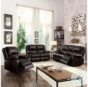 Zuriel Brown Reclining Living Room Set