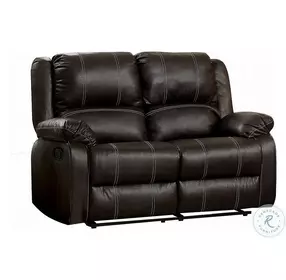 Zuriel Brown Reclining 56" Loveseat