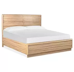 Brentwood Heights Provincial Brown Queen Panel Bed