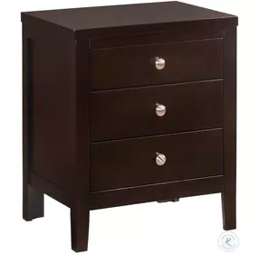 Luke Antique Black Nightstand