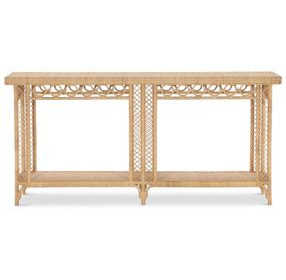 Commerce and Market Light Natural Rectangular Console Table