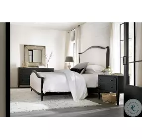 Ciao Bella Beige And Black upholstered Bedroom Set