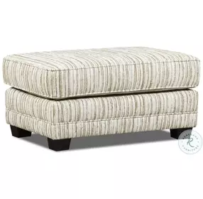 Kennedy Rag Rug Fawn 35" Ottoman