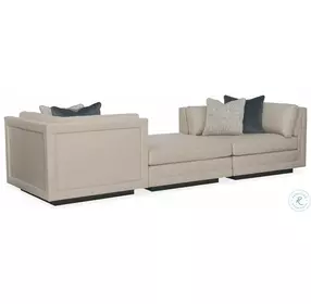 Modern Fusion Beige Modular Sofa