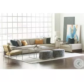 I'M Selfish Neutral 2 Piece Modular Sectional