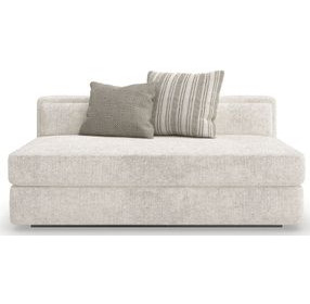 Unity Cream Performance Fabric Armless Loveseat