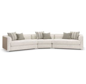 Unity Cream Performance Fabric LAF Sectional