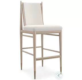 Unity Sun Drenched Oak And Cream Bar Stool