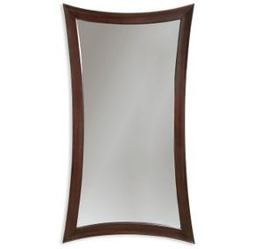 Hour Glass Merlot Rectangular Floor Mirror