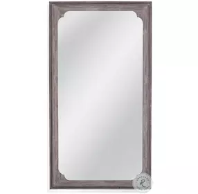Landry White Washed Floor Mirror