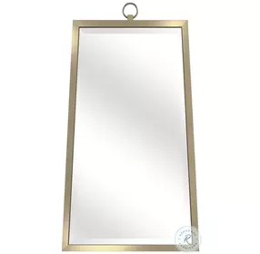 Floris Brushed Gold Wall Mirror