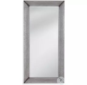 Manny Silver Floor Mirror