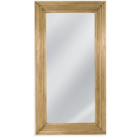 Queenie Gold Rectangular Floor Mirror