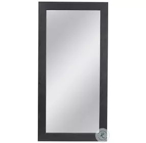 Timely Black Floor Mirror