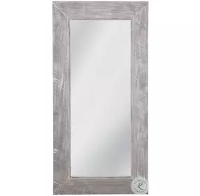 Baker Whitewash Floor Mirror