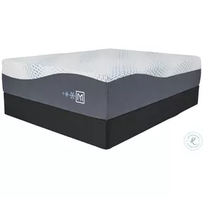 Millennium Luxury White Firm Gel Memory Foam Queen Mattress with Foundation
