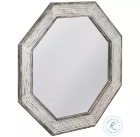 Marden White Washed Wall Mirror