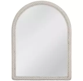 Nichols White Arched Wall Mirror