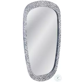 Maddox Distressed Gray Wall Mirror