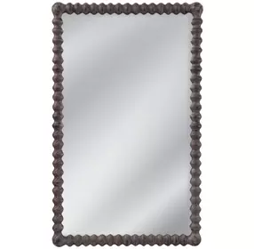 Vallente Gray Wash Rectangular Floor Mirror