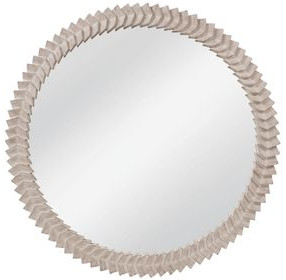 Claire Natural Round Wall Mirror