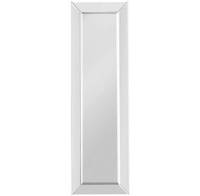 Perry Black and Clear Rectangular Wall Mirror