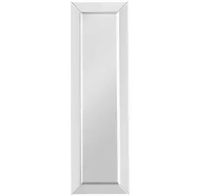 Perry Black and Clear Rectangular Wall Mirror