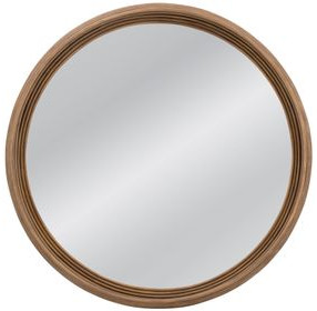 Marcella Natural Round Wall Mirror