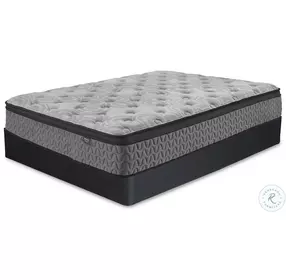 Augusta2 White Queen Mattress with Foundation