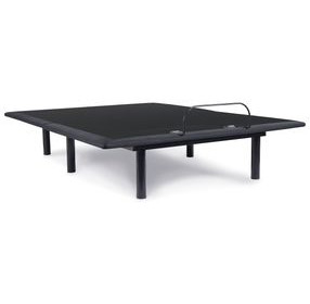 Head Up Only Foundation Charcoal Gray King Adjustable Head Base with USB Charging