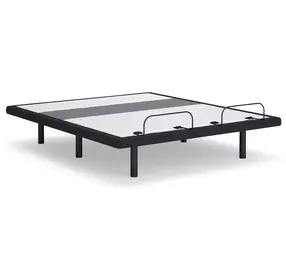 Best Base with Lumbar and Audio Charcoal Gray King Adjustable Base