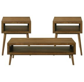 Zuma Brown 3 Piece Occasional Table Set