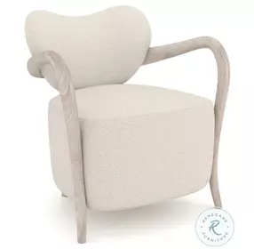 Ashanti Ivory Melange Performance Boucle Accent Chair