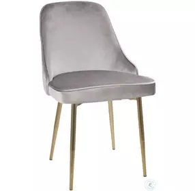 Marcel Silver And Gold Dining Chair Set of 2