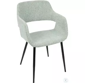 Margarite Light Green Accent Chair Set of 2
