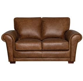 Maverick Cinnamon 67" Top Grain Leather Loveseat