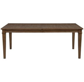 Mariana Vintage Mocha 96" Extendable Rectangular Dining Table