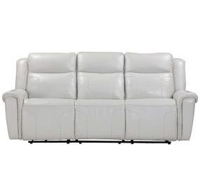 Atlantis Whisper Ivory Zero Gravity Power Reclining Sofa With Power Headrest