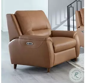 Avenleigh Caramel Cream Leather Power Recliner