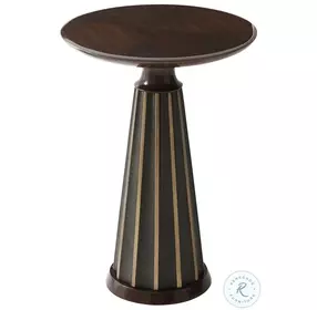 Michael Berman Pinyon 75 Walnut Hendrix 16" Round Drink Table